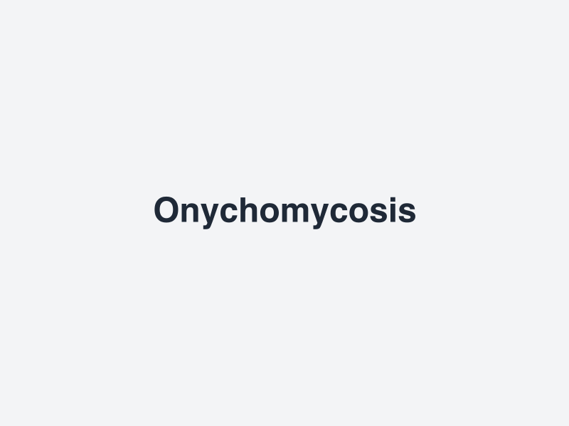 Onychomycosis